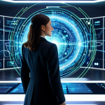 A sophisticated, abstract AI entity, depicted as glowing interconnected nodes and flowing data streams, surrounded by holographic representations of diverse information inputs like text fragments, abstract images, and sound wave patterns. The environment is a futuristic, pristine data processing center with soft, ambient lighting. The overall scene emphasizes advanced learning and the integration of multiple data modalities, showcasing expanding intelligence. fully clothed, appropriate attire, safe for work, perfect anatomy, correct proportions, professional design, high quality, family-friendly.