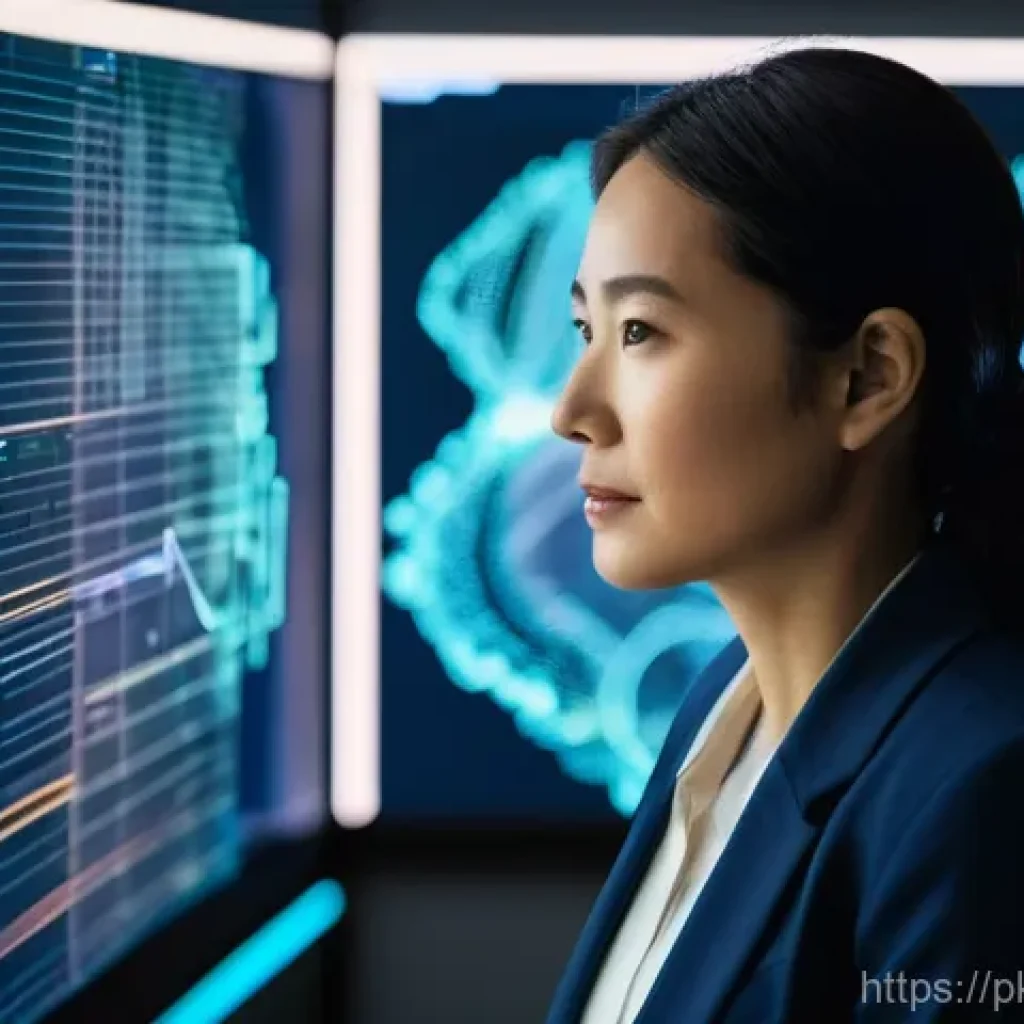 자연어 처리 모델 튜닝을 위한 베스트 프랙티스 - **Prompt:** A highly skilled AI engineer, a woman in her late 30s with a focused expression, stands ...