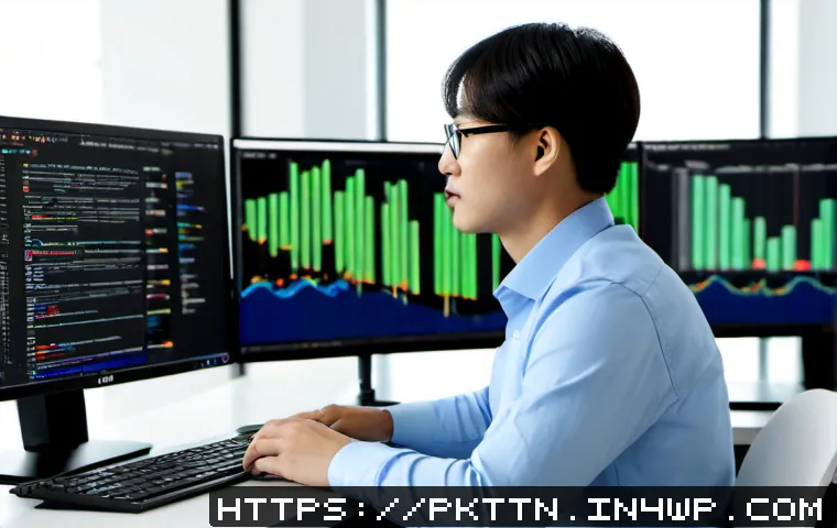 Home 17 자연어 처리 모델 튜닝 시 활용할 수 있는 라이브러리 - Photorealistic AI engineer fine-tuning a natural language processing model at a clean modern worksta...