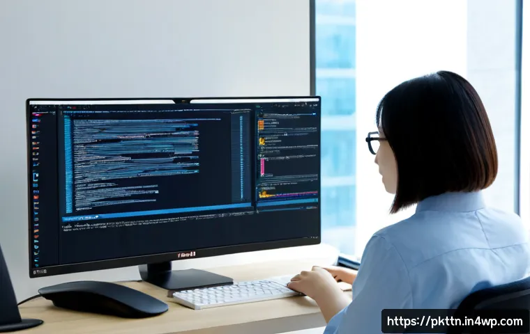 Home 17 자연어 처리 모델 튜닝을 위한 실무 적용 전략 - Photorealistic modern AI engineer workspace, a focused professional adjusting natural language proce...