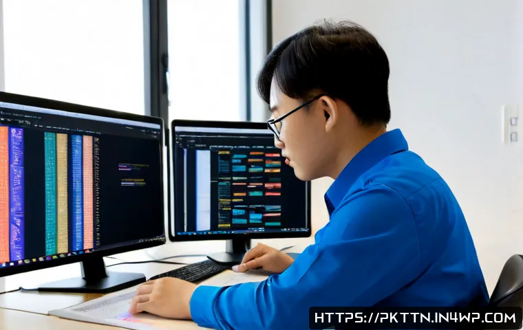 자연어 처리 모델 튜닝 과정의 단계별 안내 - Photorealistic modern AI engineer workspace illustrating the first stage of natural language process...